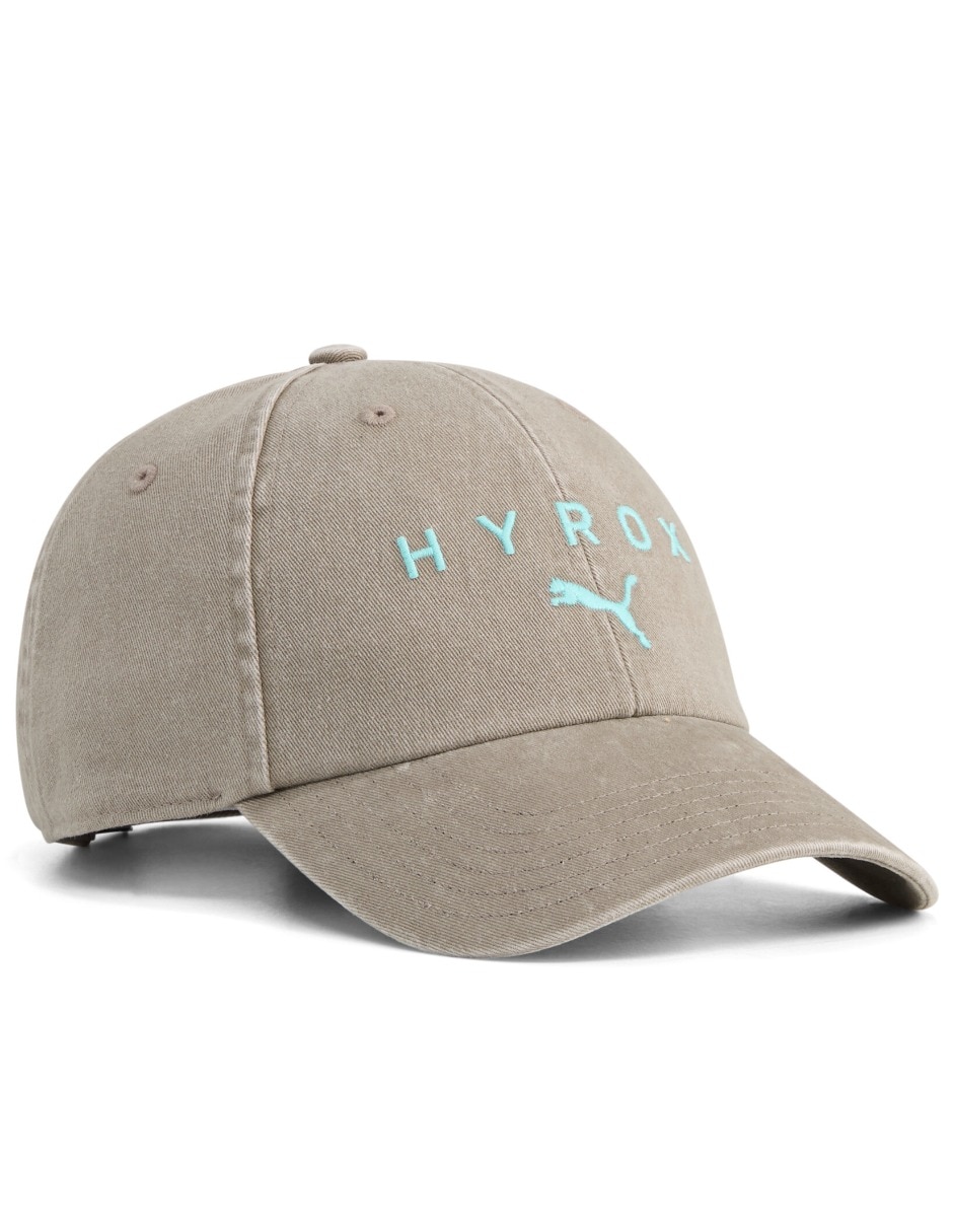Gorra con visera curva para entrenamiento puma x hyrox bb cap para hombre 1