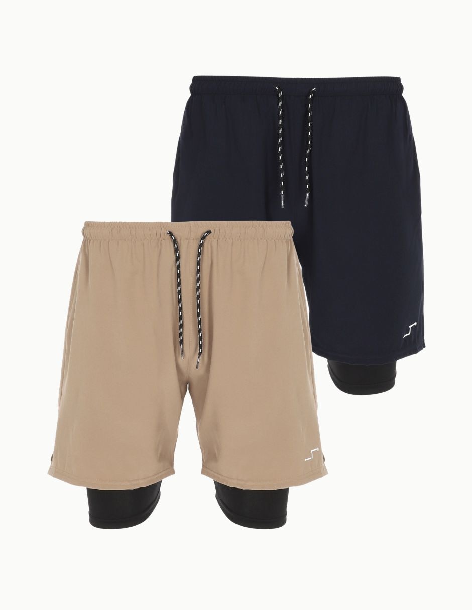 Short con bolsillos para entrenamiento hombre Short con bolsillos para entrenamiento hombre