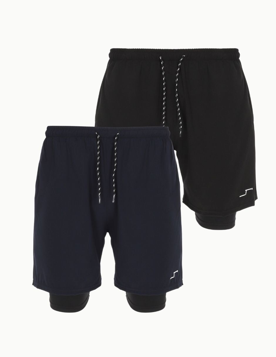 Short con bolsillos para entrenamiento hombre
