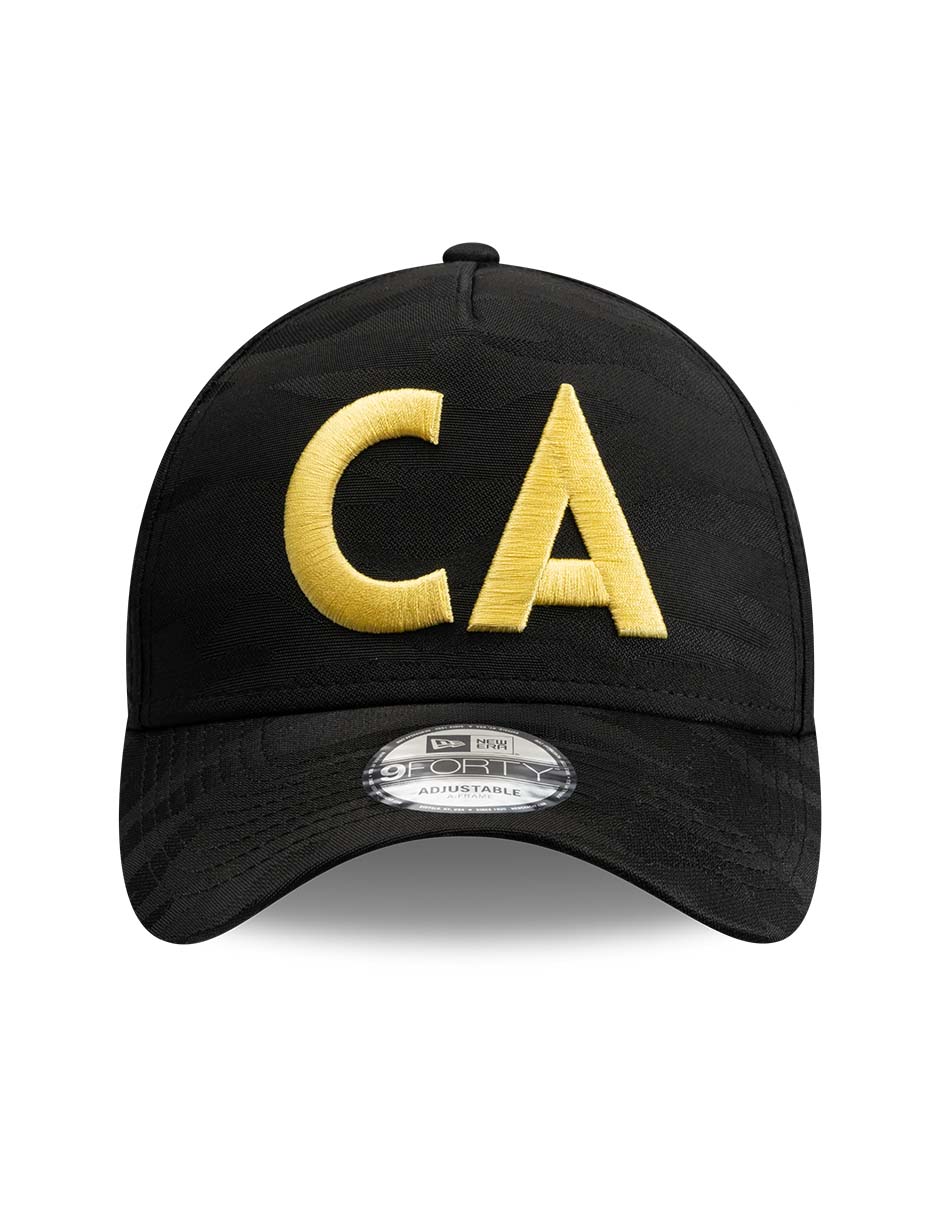 Gorra visera curva snapback para fútbol Lmx Camo Black Club América para adulto 3
