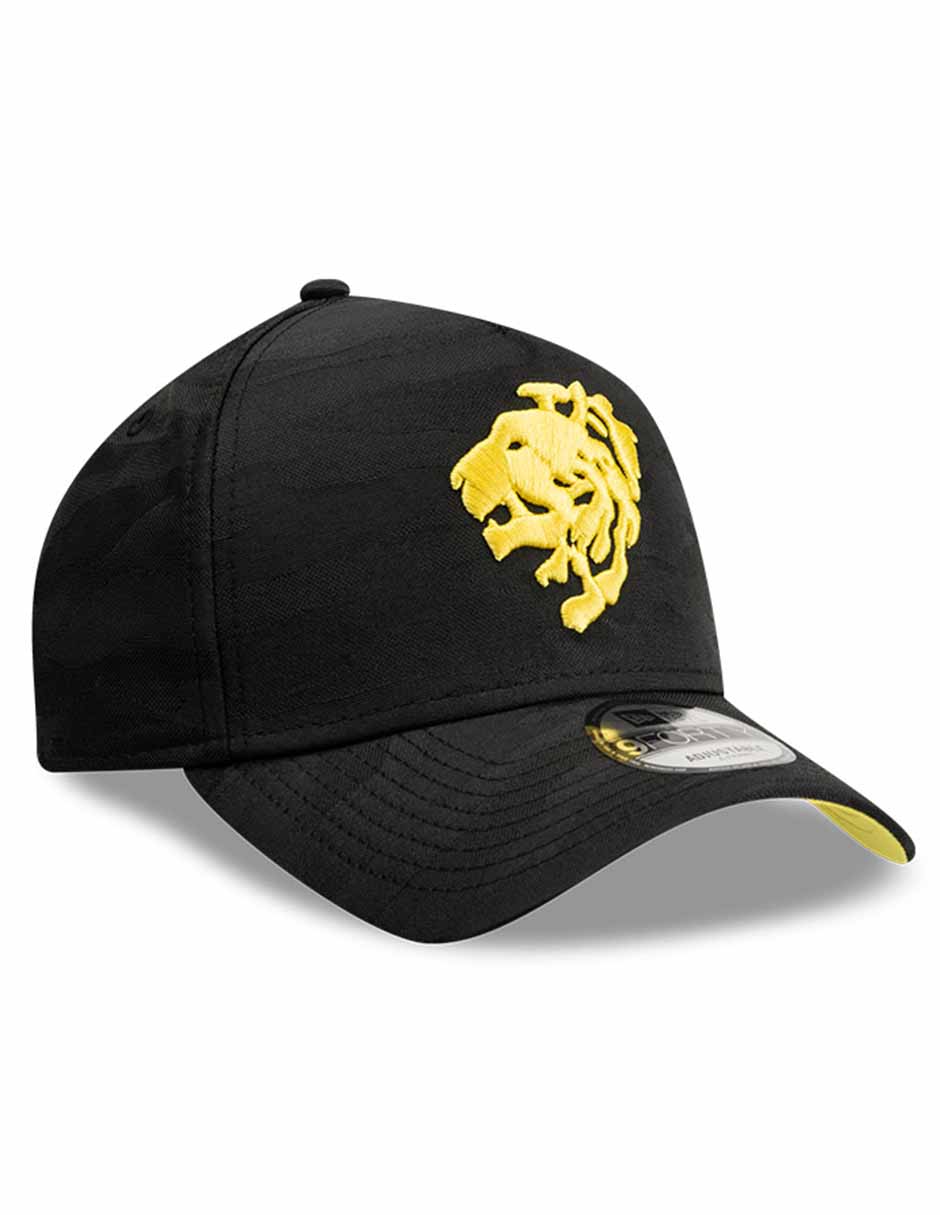 Gorra visera curva snapback para fútbol Lmx Camo Black León Club León para adulto 5