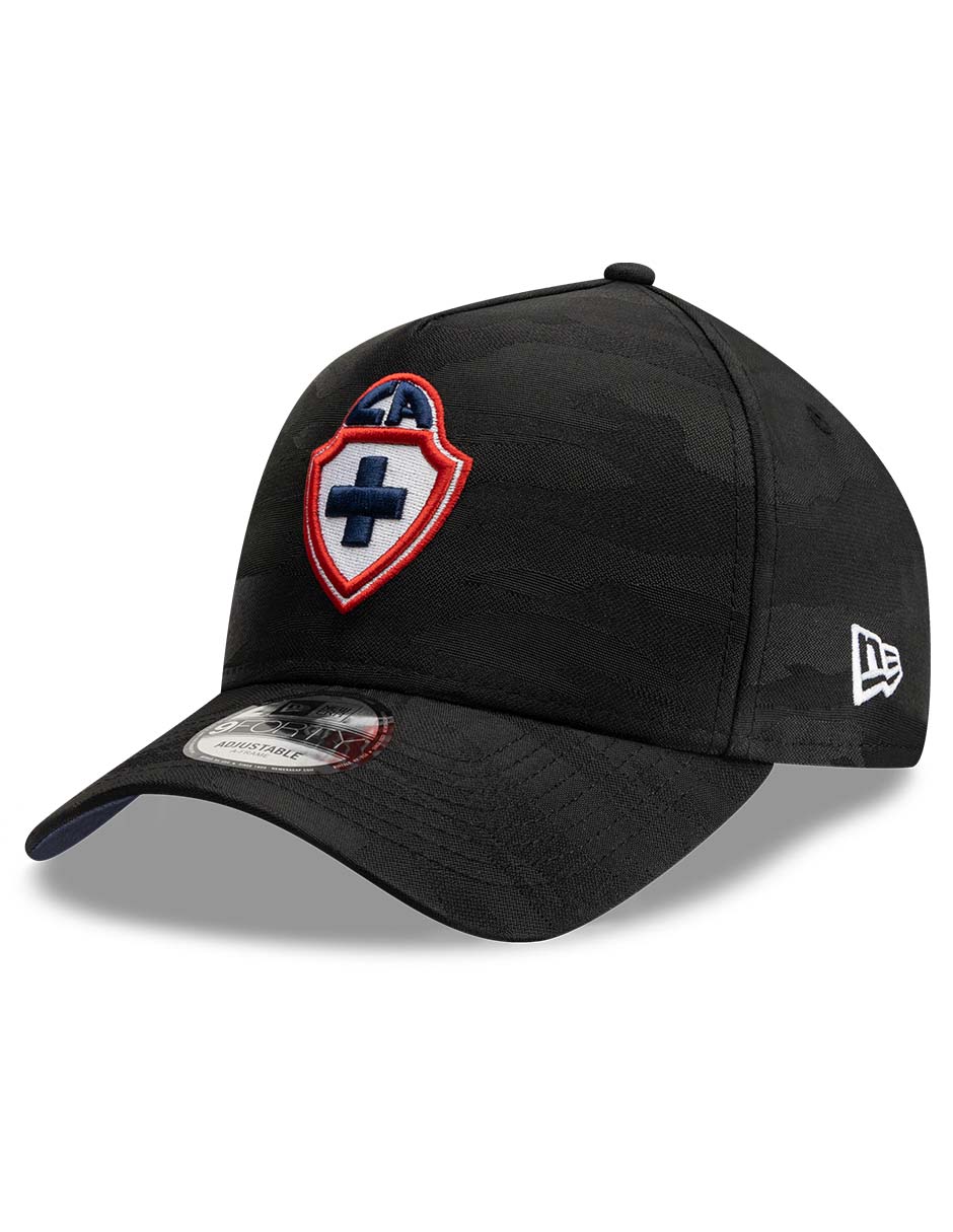 Gorra visera curva snapback para fútbol Lmx Camo Black Cruz Azul Club de Fútbol Cruz Azul para adulto
