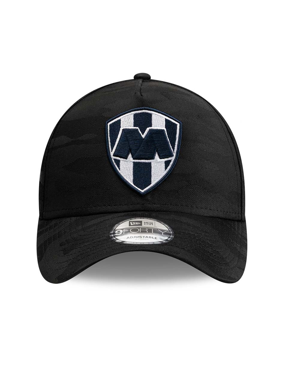Gorra visera curva snapback para fútbol Lmx Camo Black Monterrey Rayados de Monterrey para adulto 2