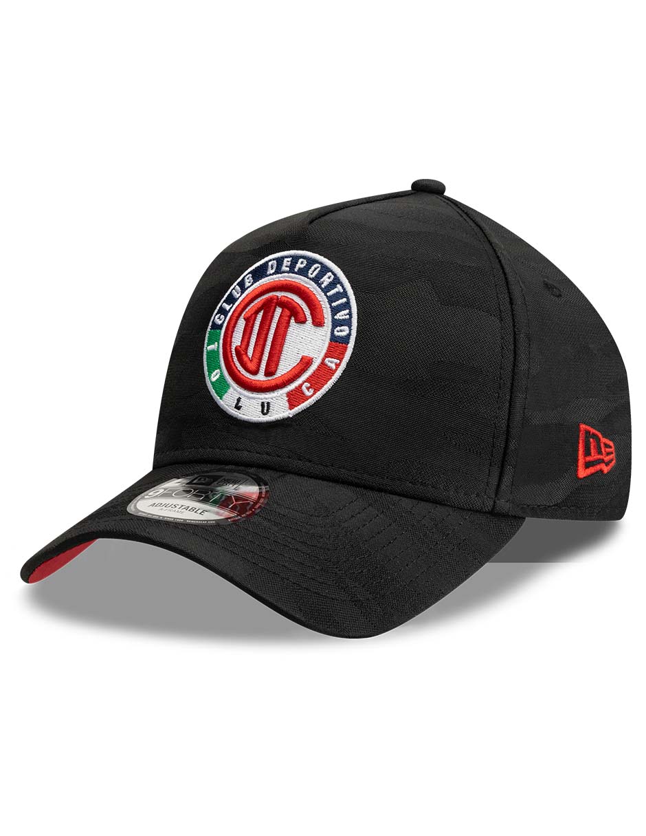 Gorra visera curva snapback para fútbol Lmx Camo Black Club Deportivo Toluca para adulto 2