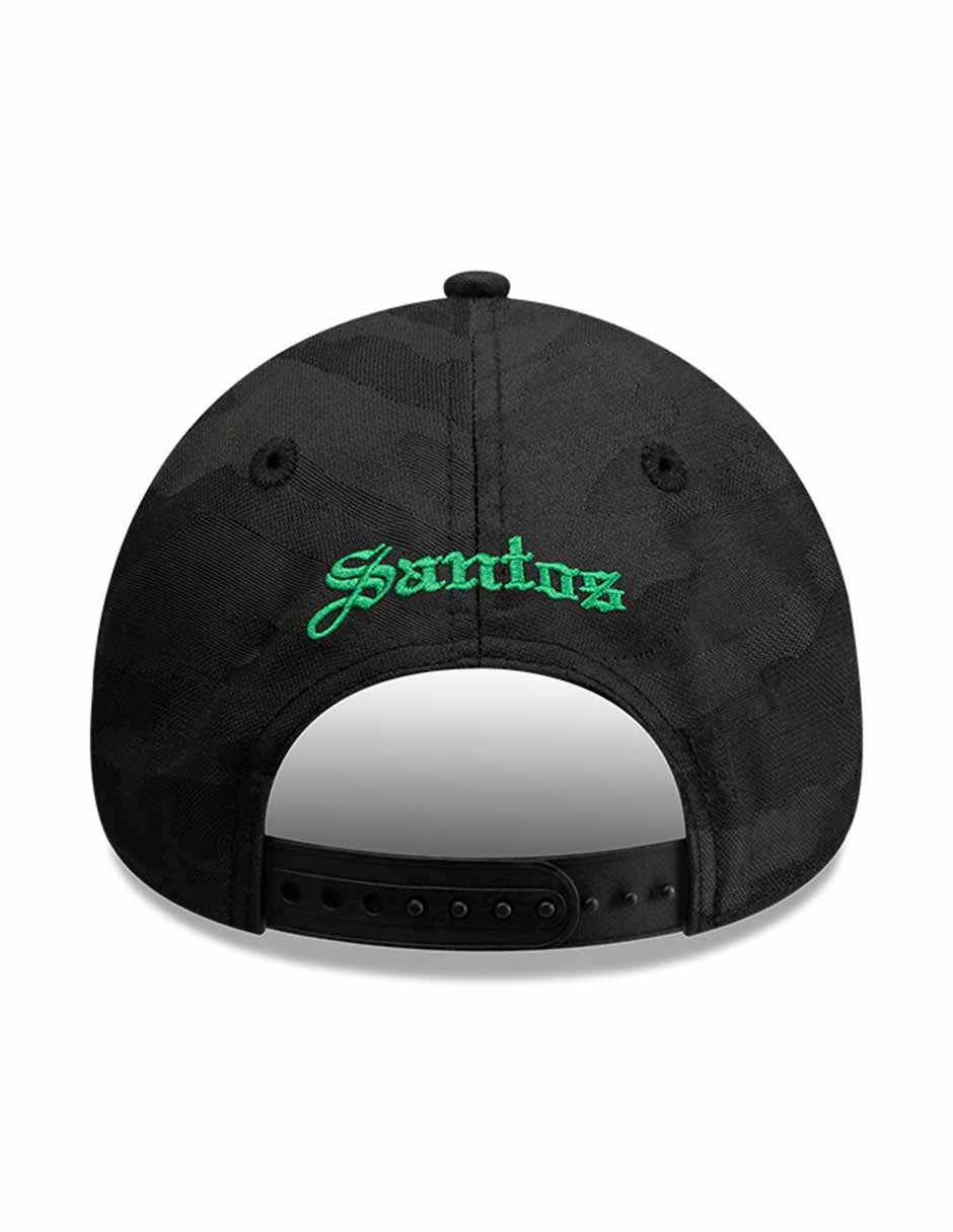 Gorra visera curva snapback para fútbol Lmx Camo Black Santos Club Santos Laguna para adulto 4