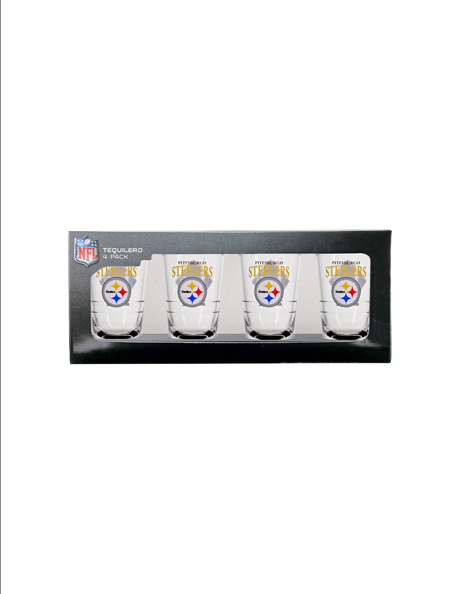 Vaso tequilero 2026 de cristal con 4 piezas 2