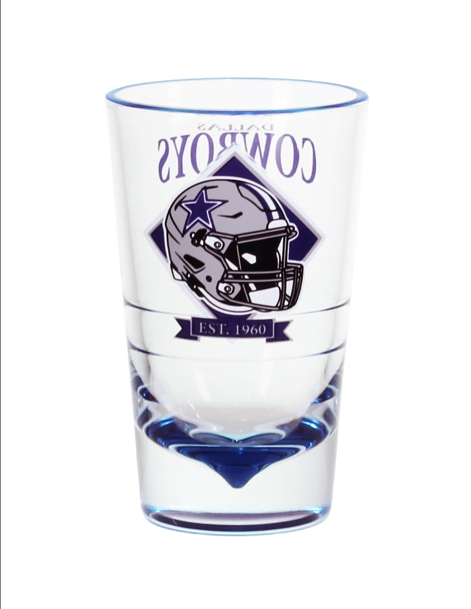 Vaso tequilero nfl 2026 de cristal con 4 piezas Vaso tequilero nfl 2026 de cristal con 4 piezas