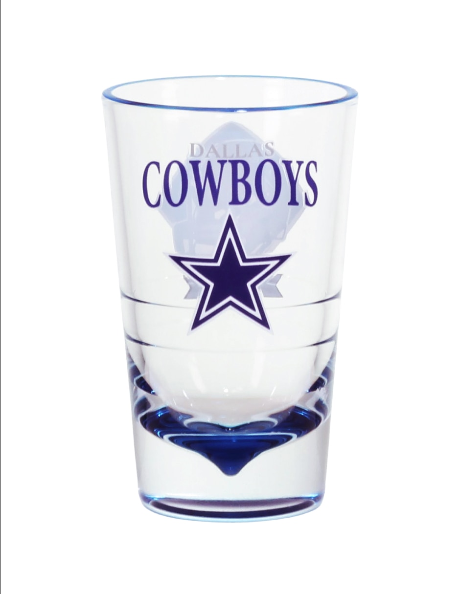 Vaso tequilero nfl 2026 de cristal con 4 piezas 2