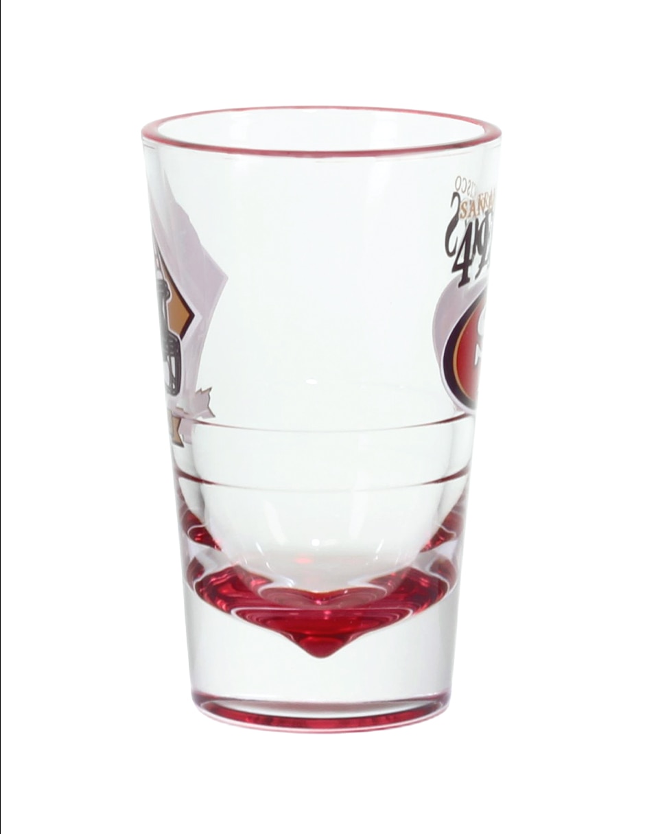 Vaso tequilero 2026 de cristal con 4 piezas 4