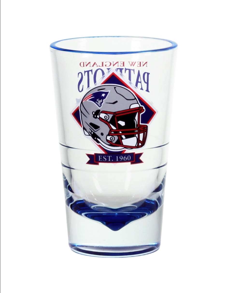 Vaso tequilero nfl 2026 de cristal con 4 piezas 4