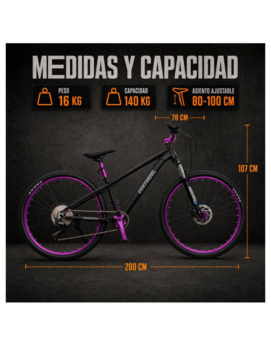 Bicicleta de montaña rodada 29 unisex