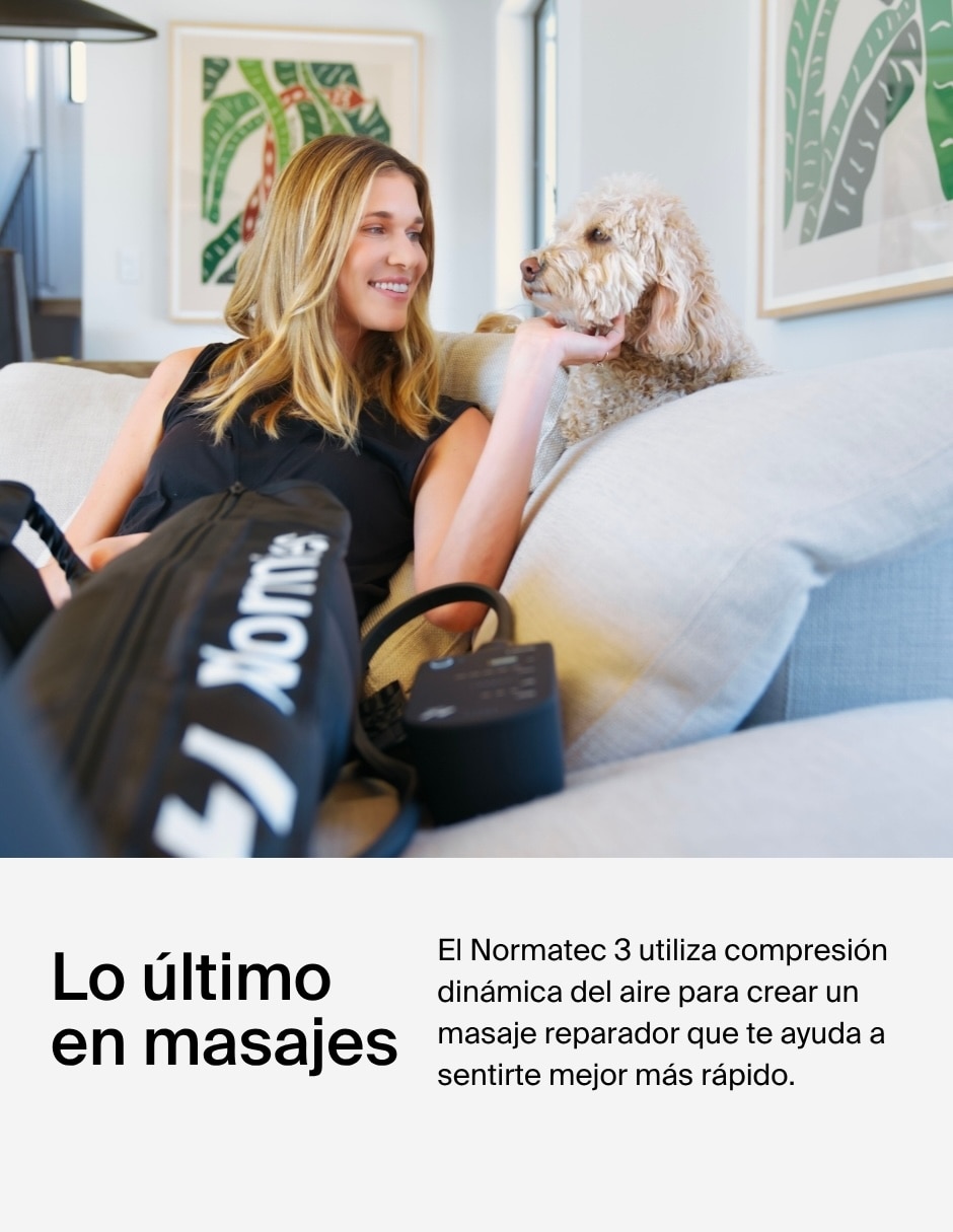 Equipo de compresión para piernas Normatec 3 6