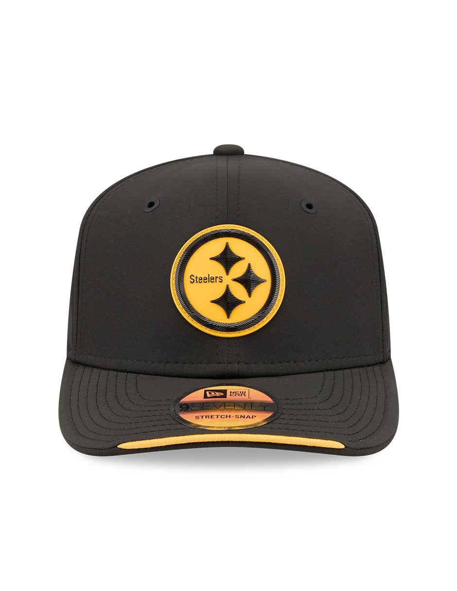 Gorra visera curva snapback para fútbol americano Sideline Pittsburgh Steelers para adulto 4