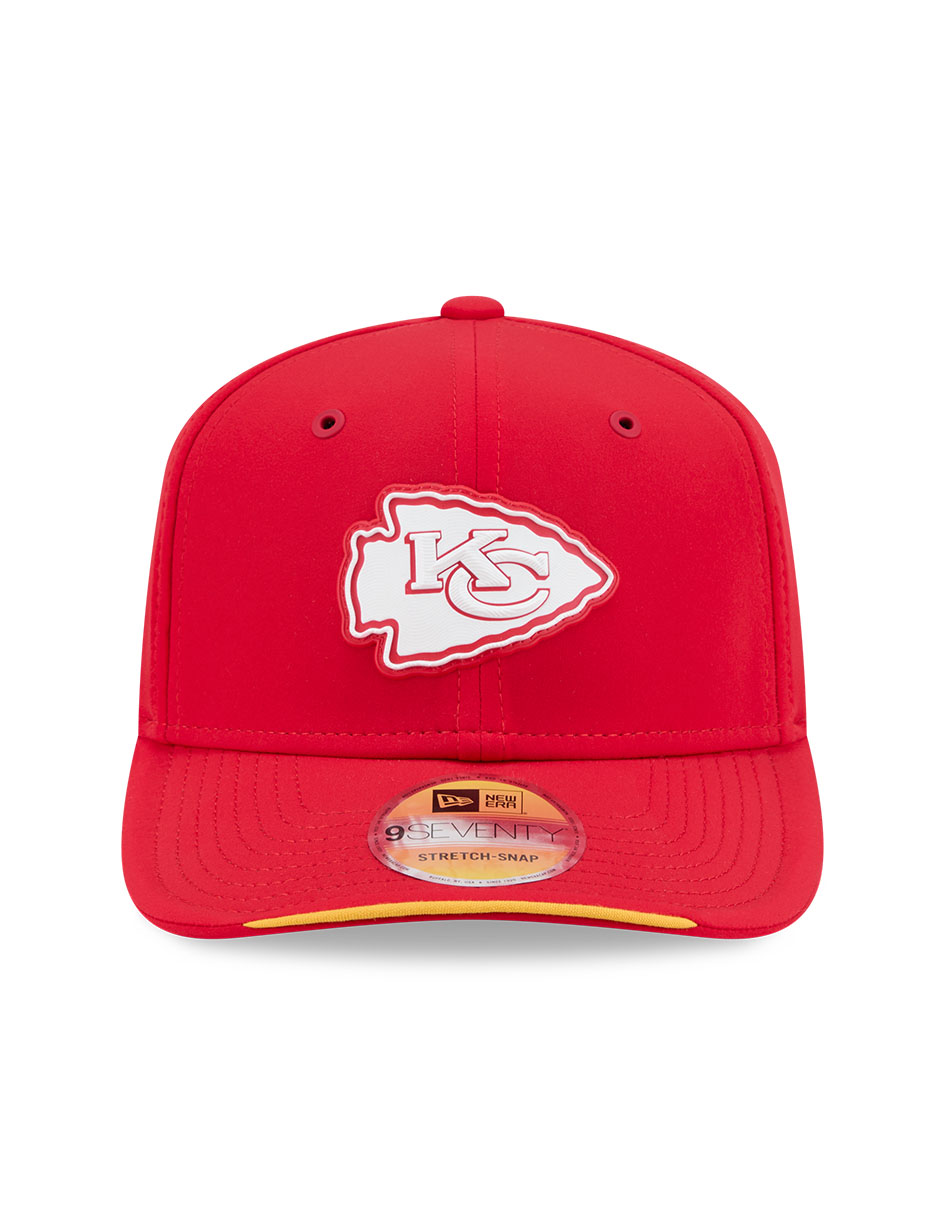 Gorra visera curva snapback para fútbol americano Sideline Kansas City Chiefs para adulto 5