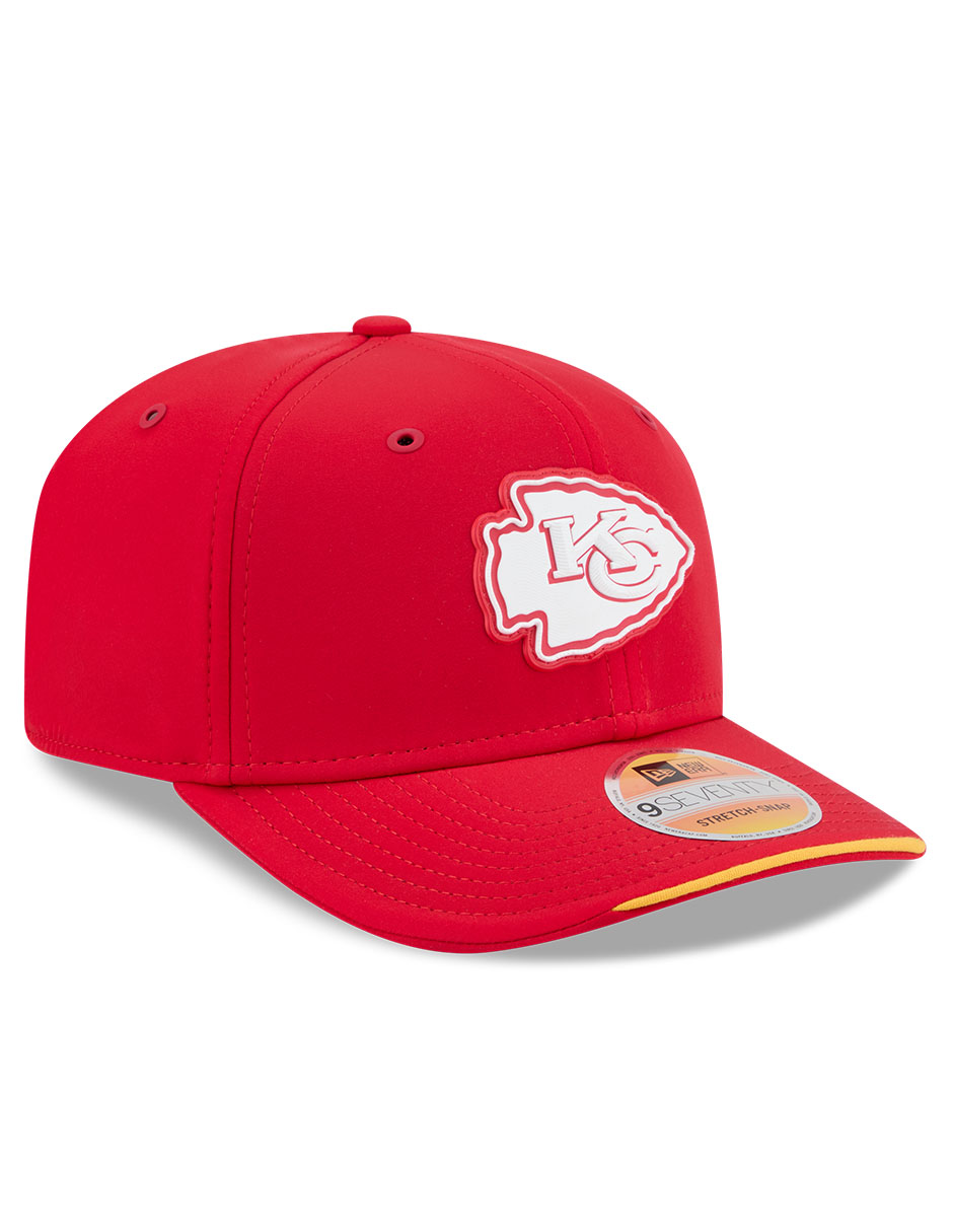 Gorra visera curva snapback para fútbol americano Sideline Kansas City Chiefs para adulto 3
