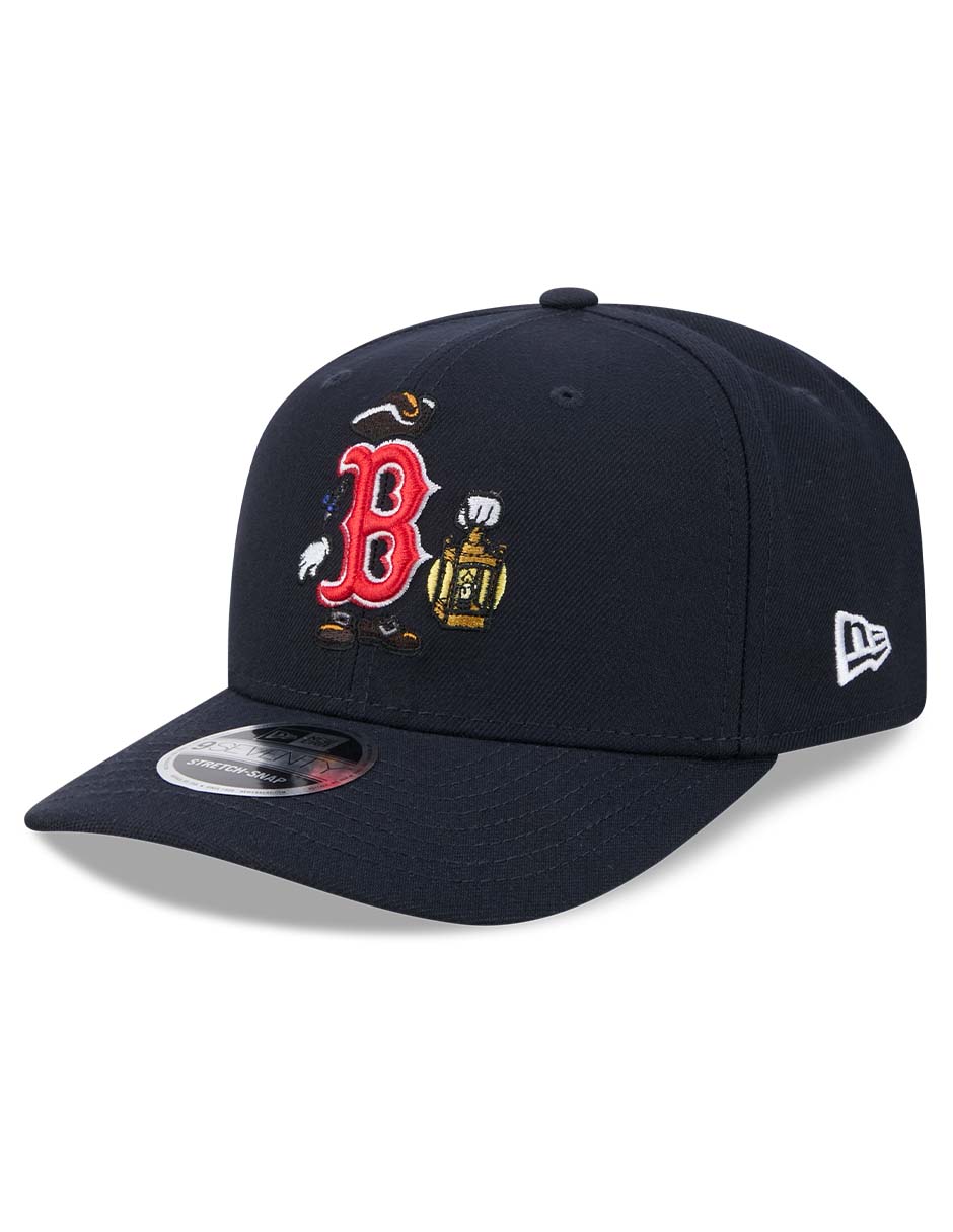 Gorra visera curva snapback para béisbol cartoon boston sox unisex