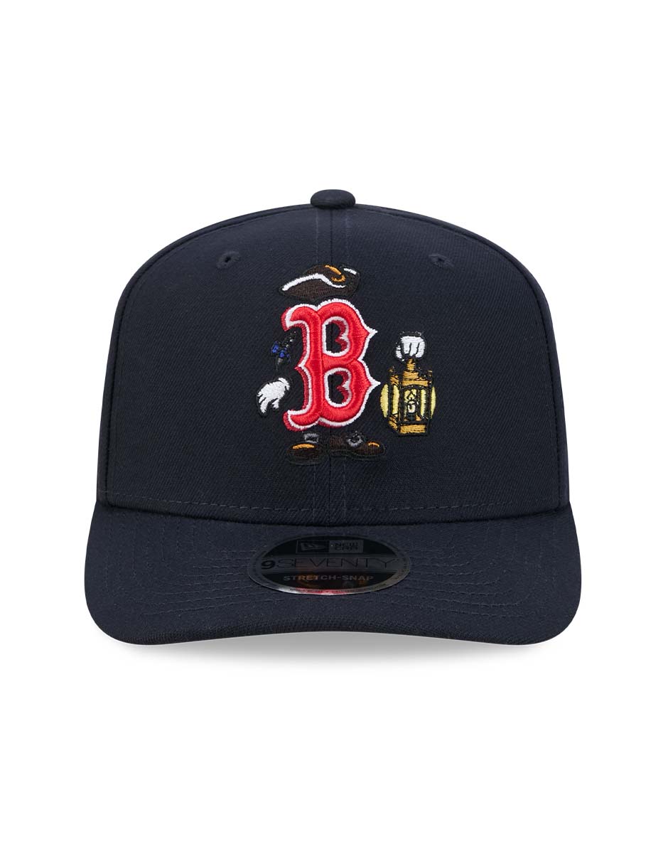 Gorra visera curva snapback para béisbol cartoon boston sox unisex