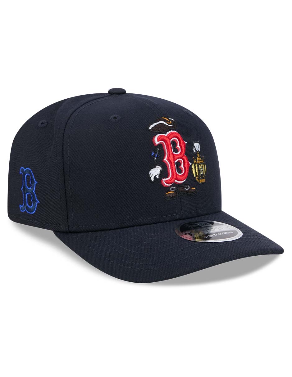 Gorra visera curva snapback para béisbol cartoon boston sox unisex