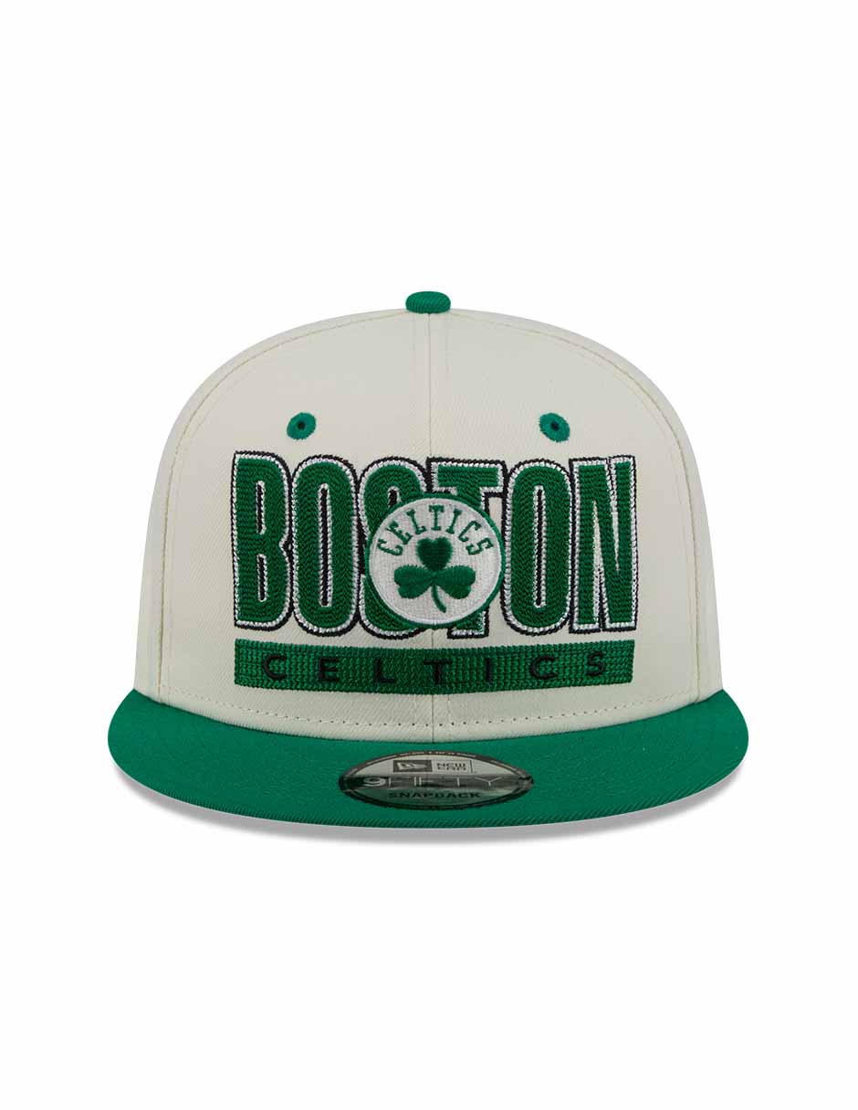 Gorra visera plana snapback para básquetbol Classic Wordmark Boston Celtics para adulto 2