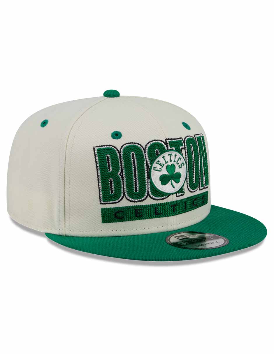 Gorra visera plana snapback para básquetbol Classic Wordmark Boston Celtics para adulto 3