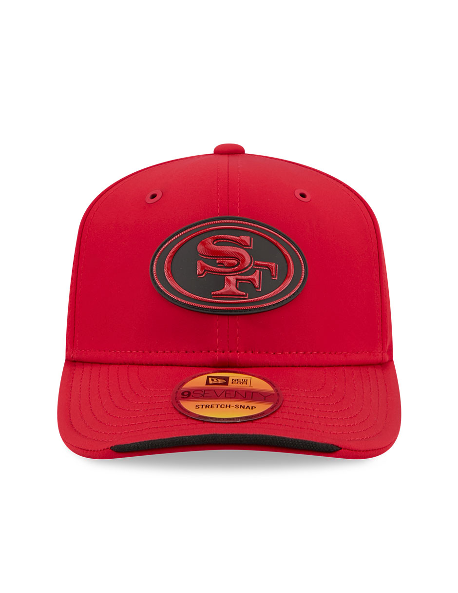 Gorra visera curva snapback para fútbol americano Sideline San Francisco 49ers para adulto 5
