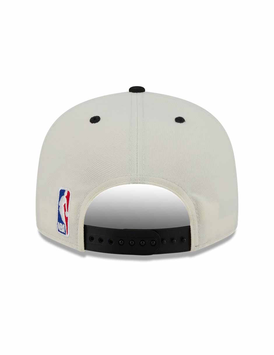 Gorra visera plana snapback para básquetbol Classic Wordmark Miami Heats para adulto 5