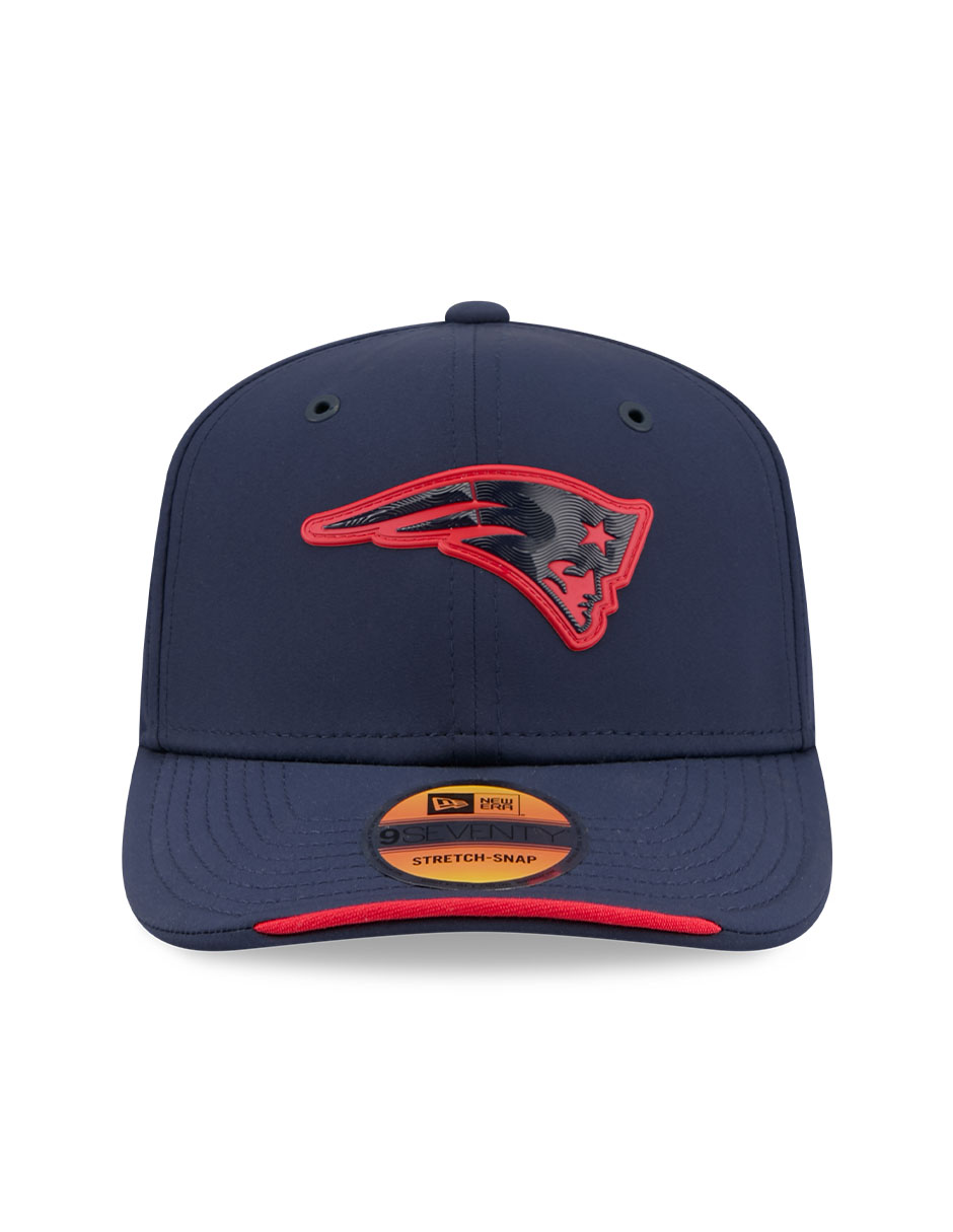 Gorra visera curva snapback para fútbol americano Sideline New England Patriots para adulto 3