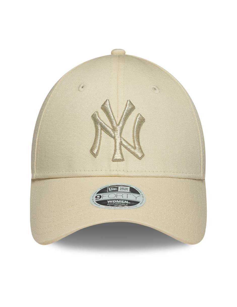 Gorra visera curva correa ajustable para béisbol Metallic New York Yankees para adulto
