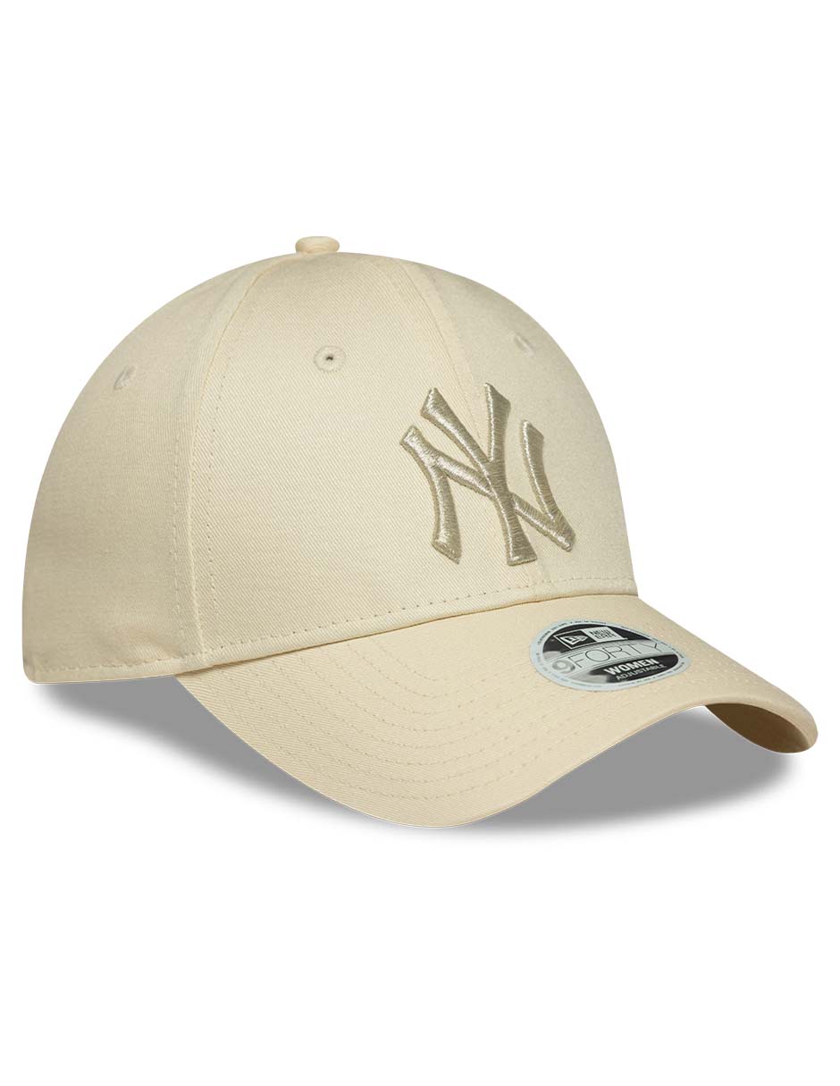 Gorra visera curva correa ajustable para béisbol Metallic New York Yankees para adulto