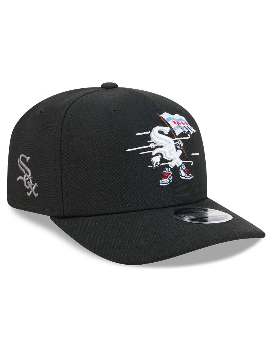 Gorra visera curva snapback para béisbol cartoon chicago sox unisex