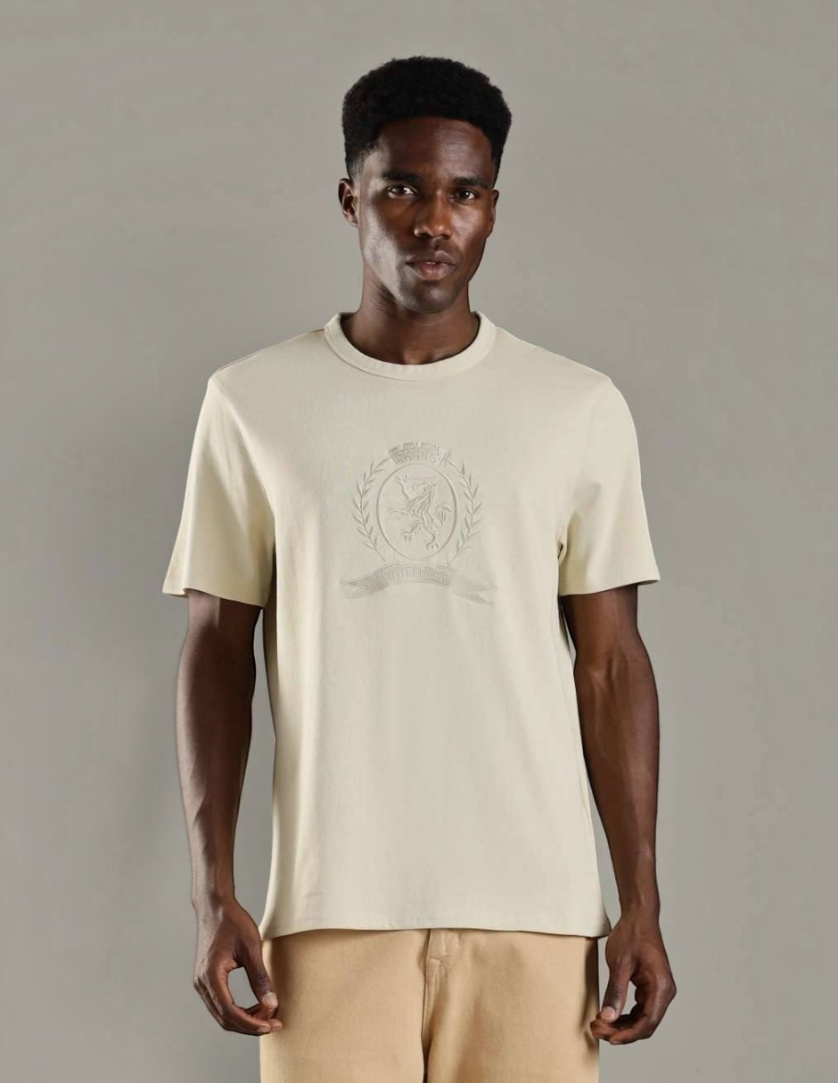Playera Logo Azul cuello redondo para hombre