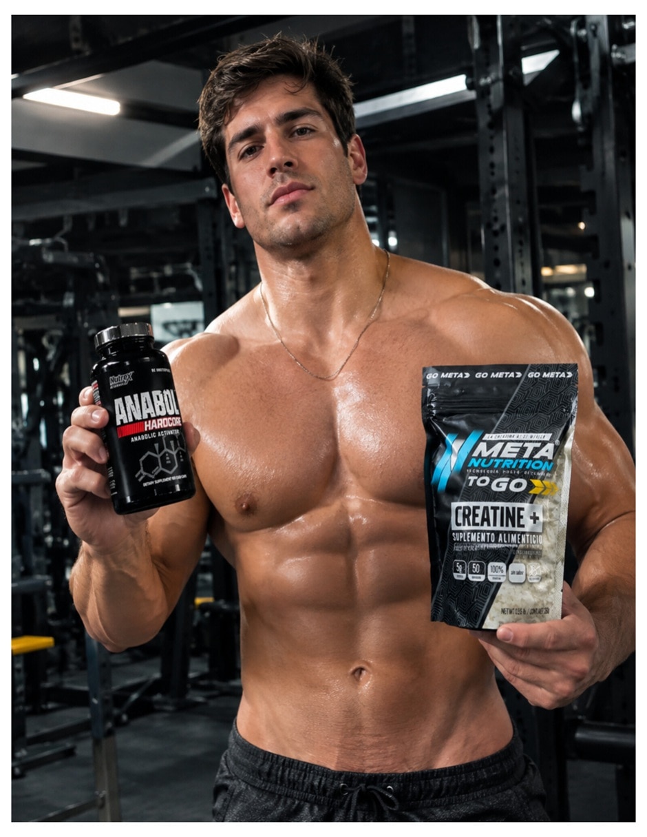 Set Creatina Monohidratada micronizada con vitaminas y aminoácidos 6
