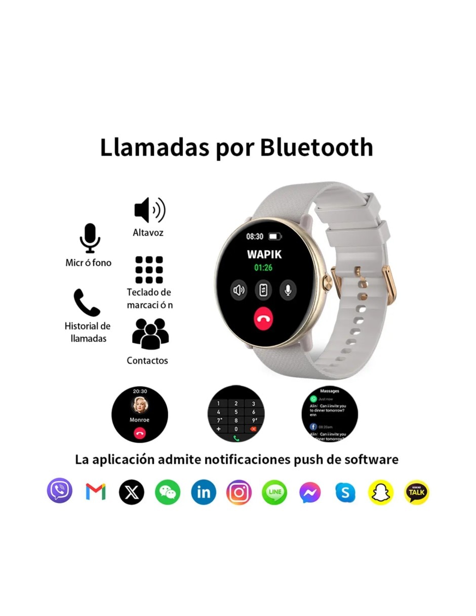 Kit/Set/Smartwatch/Smartband para Unisex Integrado