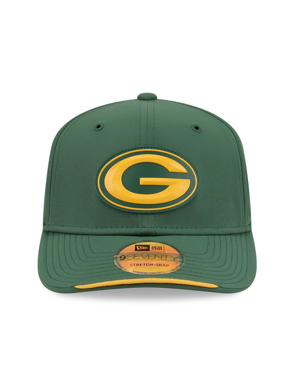 Gorra visera curva snapback para fútbol americano Sideline NFL Green Bay Packers para adulto 5