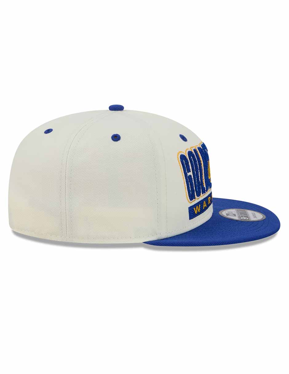 Gorra visera plana snapback para básquetbol Classic Wordmark NBA Golden State Warriors para adulto 2
