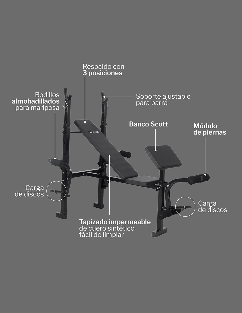 Banco para entrenamiento PBM400 3