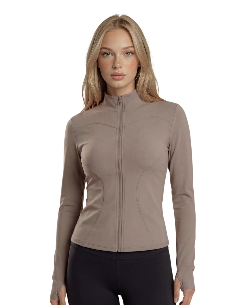 Chamarra para entrenamiento active essentials activewear de mujer Chamarra para entrenamiento active essentials activewear de mujer