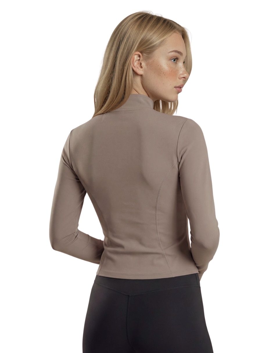 Chamarra para entrenamiento active essentials activewear de mujer 2