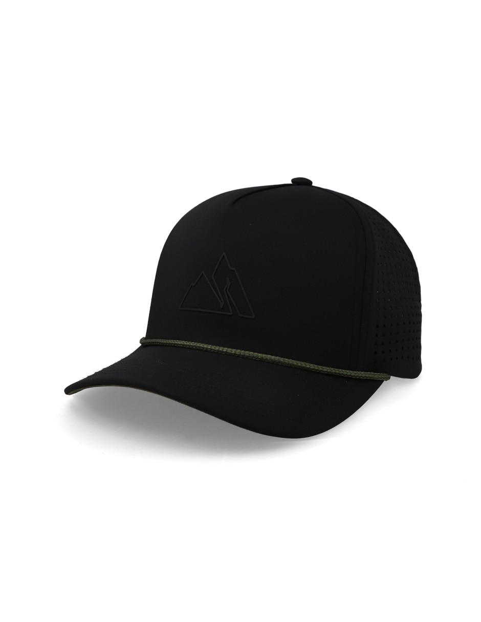 Gorra visera curva correa ajustable casual para hombre