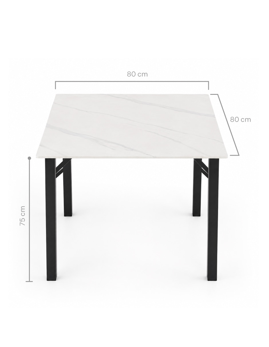 Mesa de comedor armable 7
