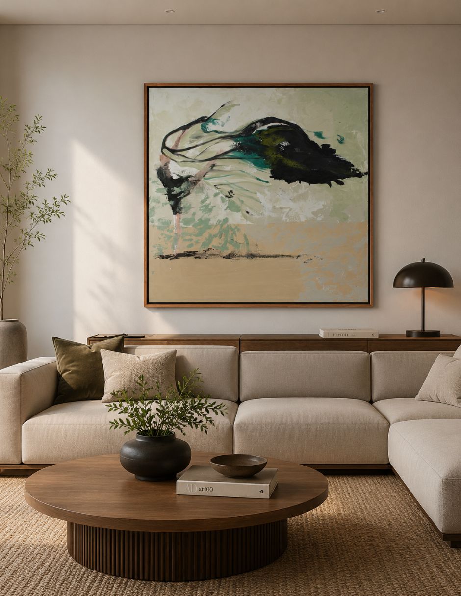 Cuadro decorativo brisa verde 4