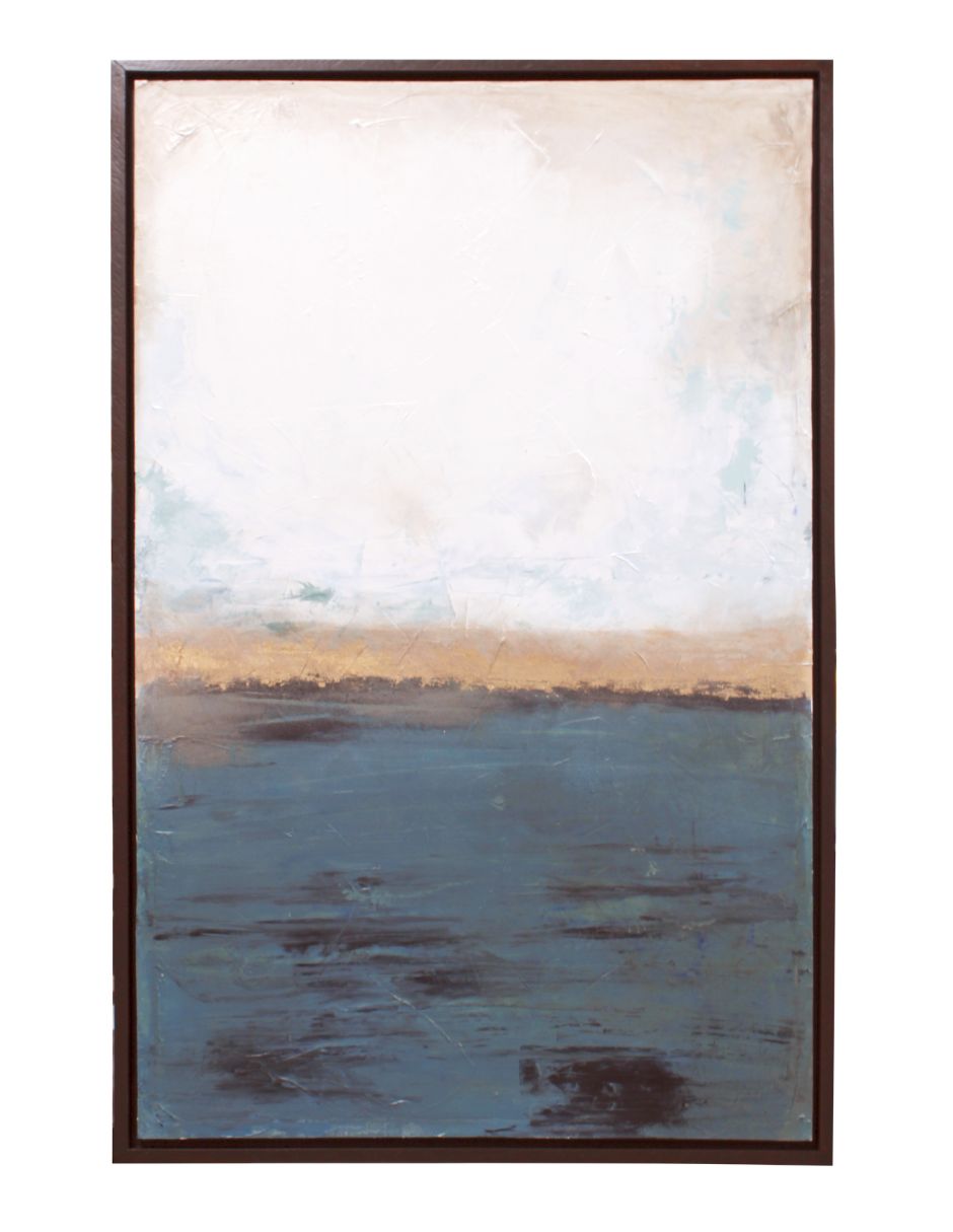 Cuadro decorativo horizonte azul