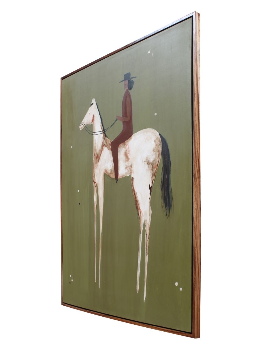 Cuadro decorativo silencio ecuestre