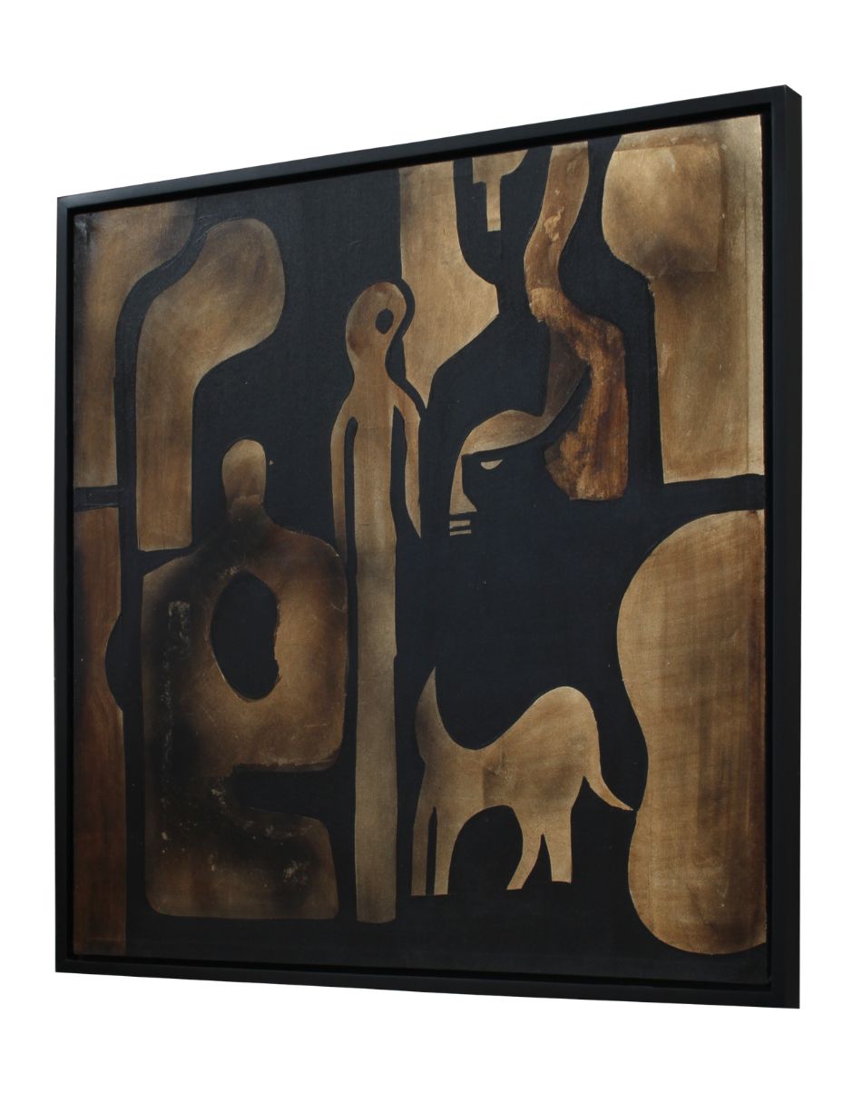 Cuadro decorativo ébano ancestral