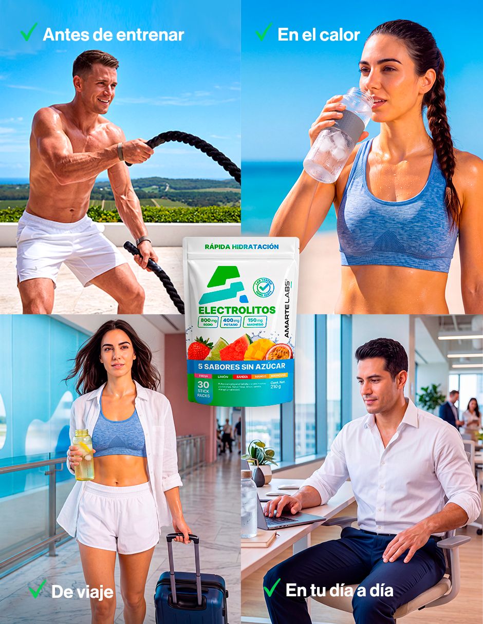 Electrolitos sin azúcar sabor frutal de 210 g