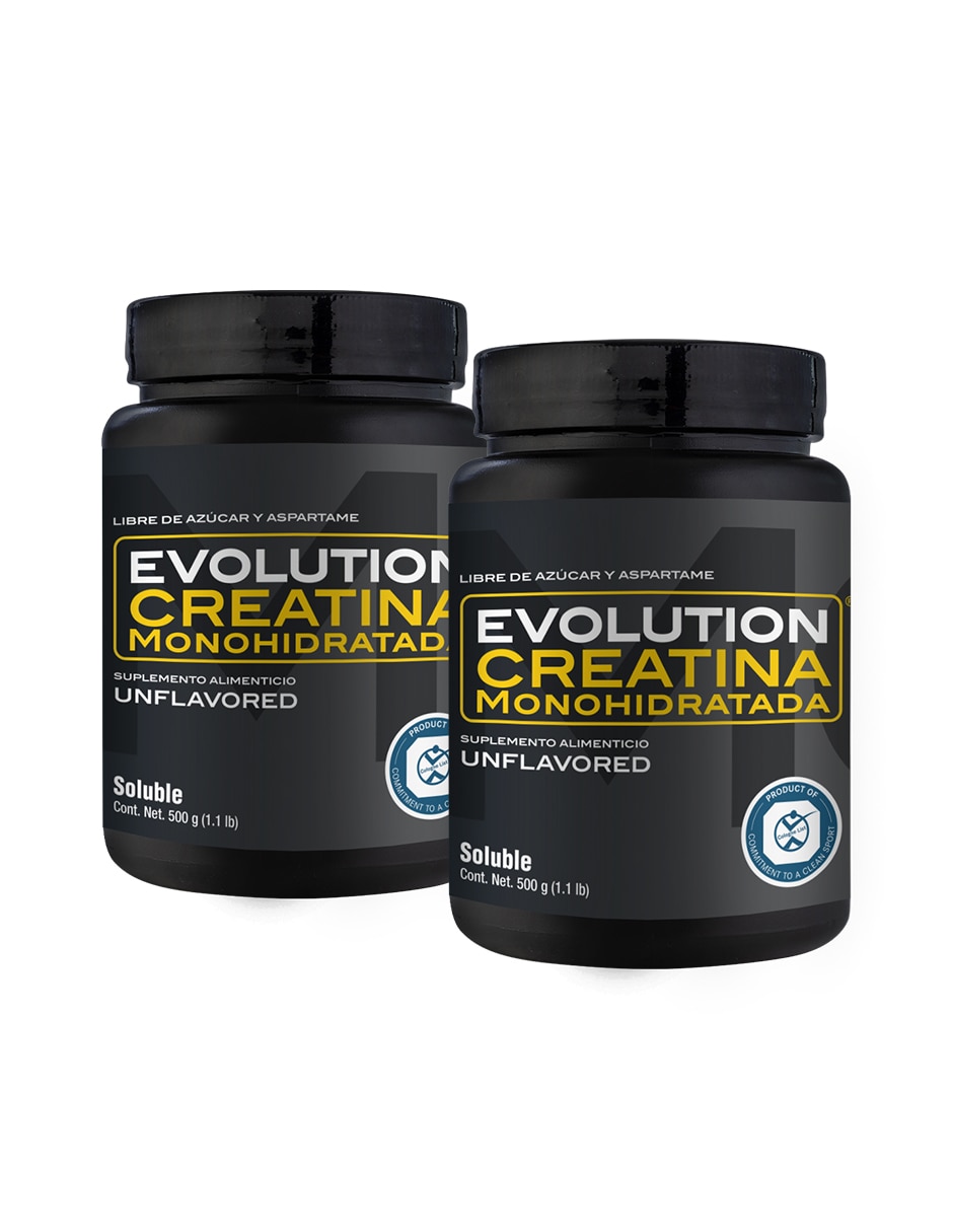 Combo evolution 2 de 500 g con creatina monohidratada Combo evolution 2 de 500 g con creatina monohidratada