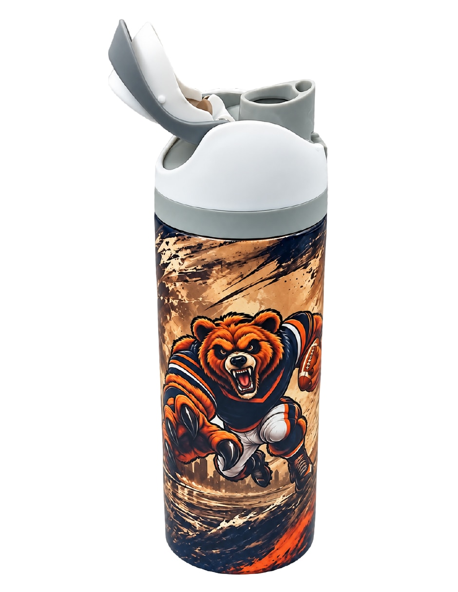 Termo de acero inoxidable Bengals con tapa rosca 5