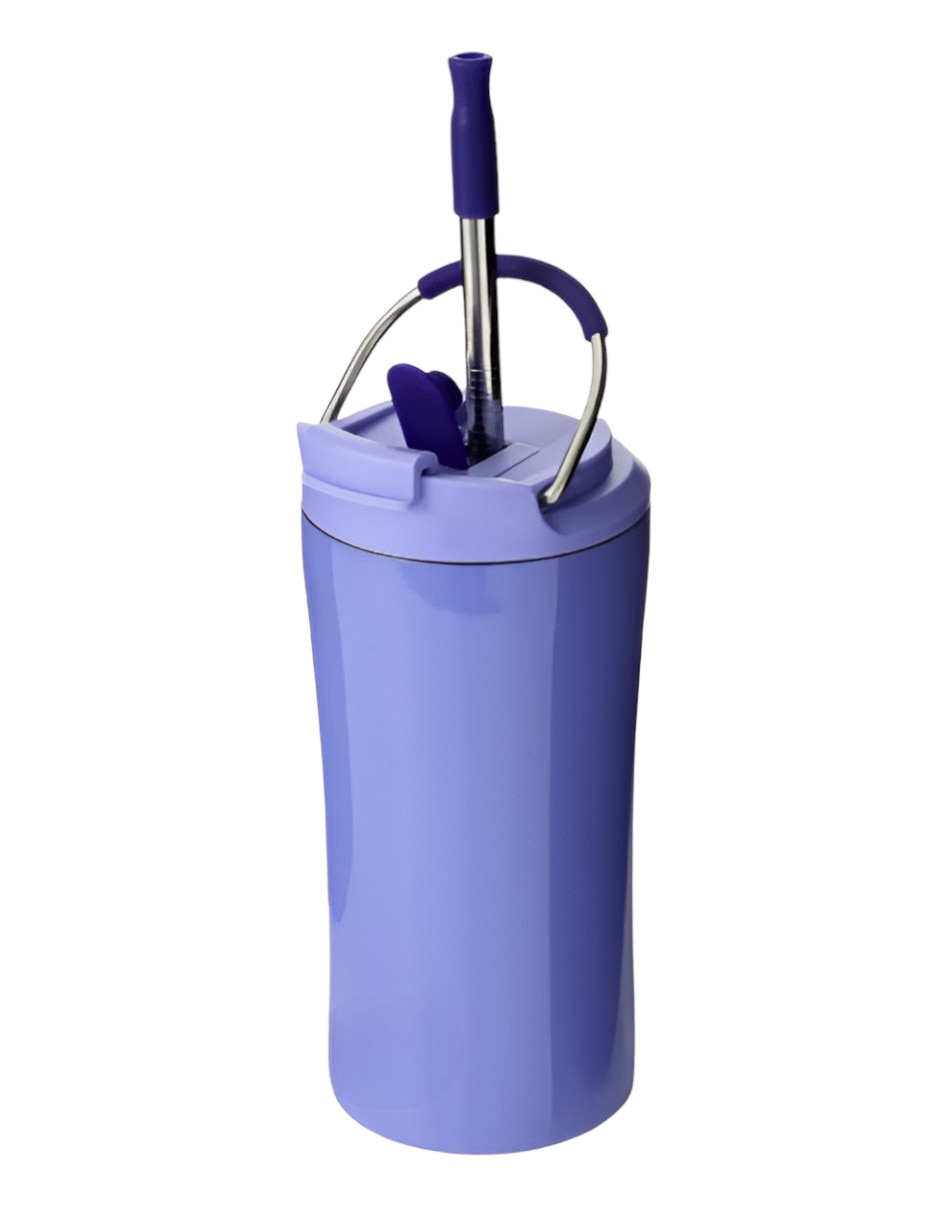 Vaso térmico de acero inoxidable con tapa rosca