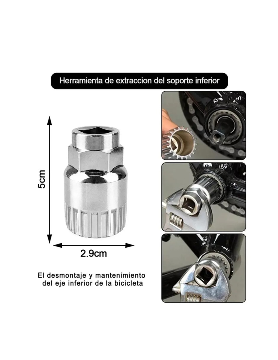 Kit de herramientas de aluminio para urbana