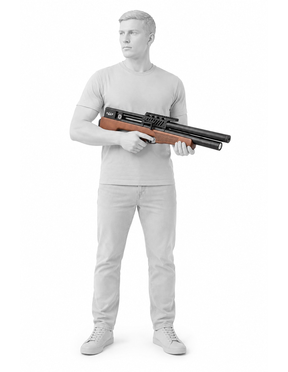 Rifle calibre 5.5 8